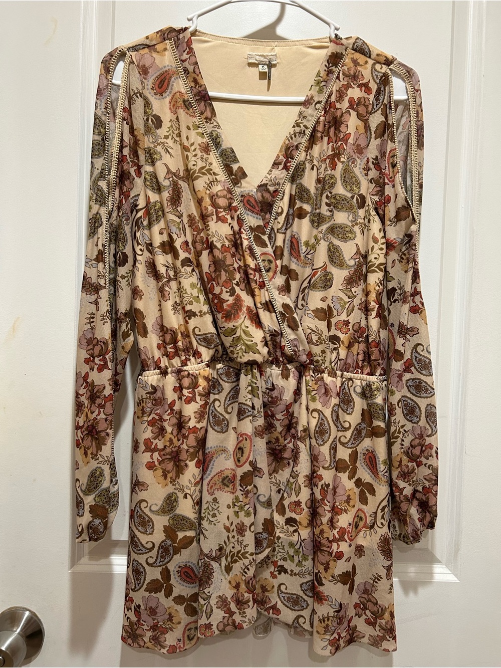 Y2K Drew floral terra vintage garden Dress with balloon sleeves and baby doll
